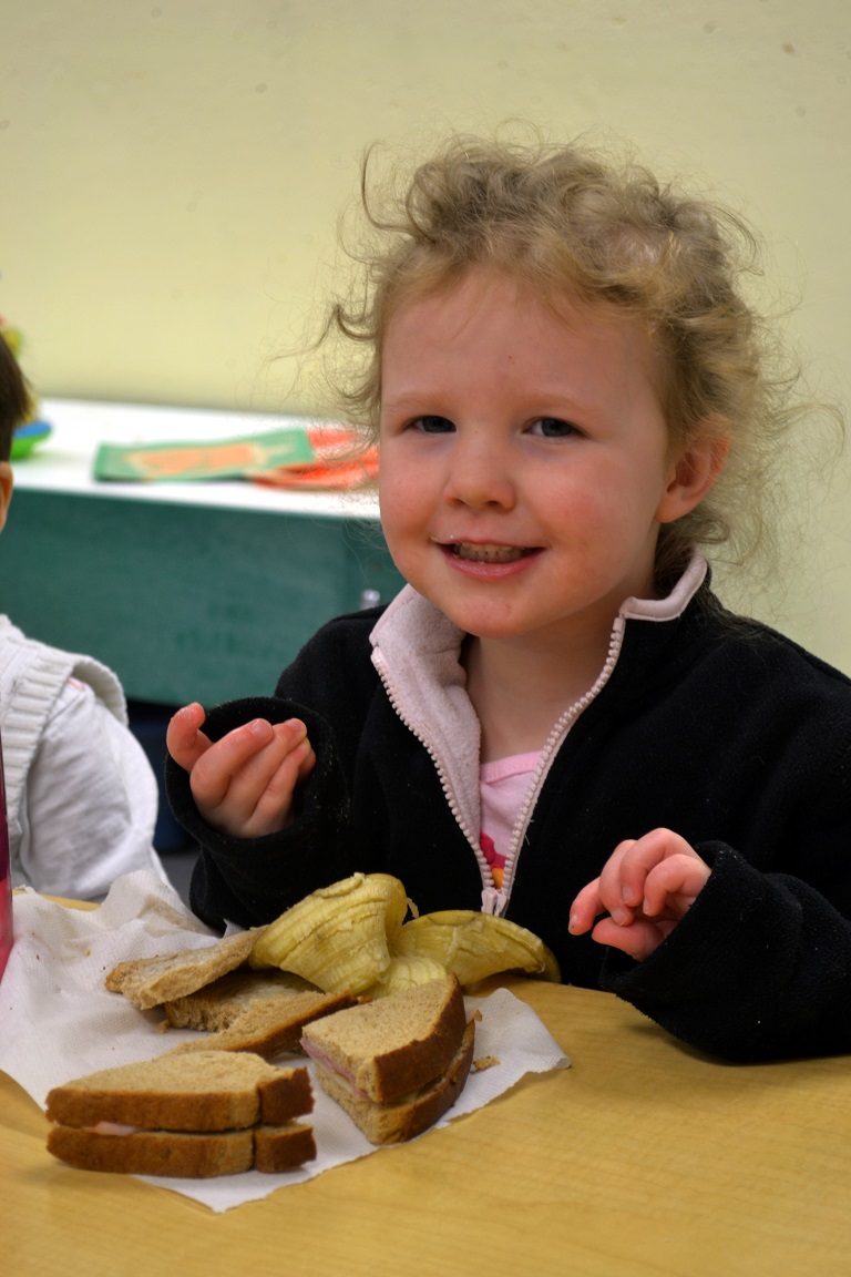 child eating